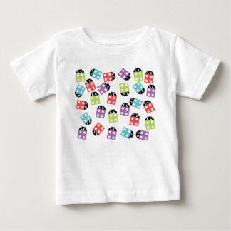 おもしろいカラフル ベビーTシャツ
