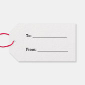 おもしろいカラフル、レインボースペクトル「メリークリスマス！」 ギフトタグ (裏面横)