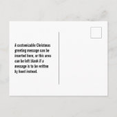 おもしろいカラフル、レインボースペクトル「メリークリスマス!」 ポストカード (裏面)