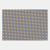 おもしろいカラフル、レインボースペクトル「メリークリスマス!」 ラッピングペーパーシート (正面2)