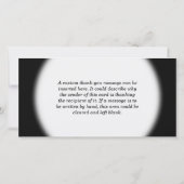 おもしろいカラフル、レインボー感謝していルッ! サンキューカード (裏面)