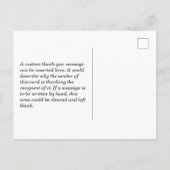 おもしろいカラフル、レインボー見て「ありがとう！」 ポストカード (裏面)