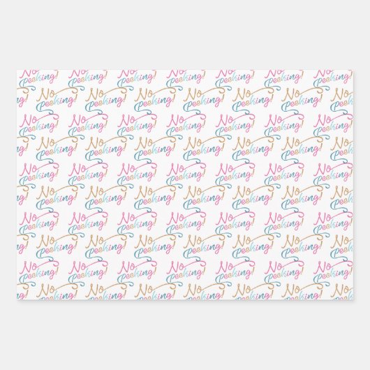 おもしろいカラフル、格言、キスのクリスマス ラッピングペーパーシート (正面)