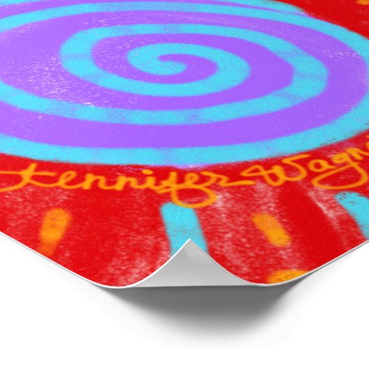 おもしろいカラフル「正しいことをする」教室 ポスター (角)