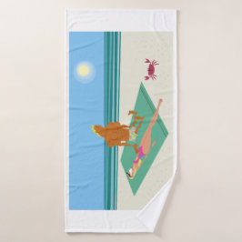 おもしろいカラフル, Cartoon バスタオル