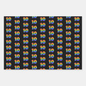 おもしろいカラフル, Rainbow Spectrum Pattern 10イベント# ラッピングペーパーシート (正面)