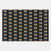 おもしろいカラフル, Rainbow Spectrum Pattern 14イベント# ラッピングペーパーシート (正面)