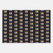 おもしろいカラフル, Rainbow Spectrum Pattern 15イベント# ラッピングペーパーシート (正面)