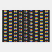 おもしろいカラフル, Rainbow Spectrum Pattern 19イベント# ラッピングペーパーシート (正面)