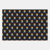 おもしろいカラフル, Rainbow Spectrum Pattern 2イベント番号 ラッピングペーパーシート (正面)