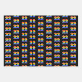 おもしろいカラフル, Rainbow Spectrum Pattern 22イベント# ラッピングペーパーシート (正面)