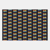 おもしろいカラフル, Rainbow Spectrum Pattern 24イベント# ラッピングペーパーシート (正面)