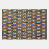 おもしろいカラフル, Rainbow Spectrum Pattern 27イベント# ラッピングペーパーシート (正面2)