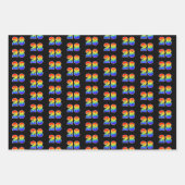 おもしろいカラフル, Rainbow Spectrum Pattern 28イベント# ラッピングペーパーシート (正面)