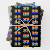 おもしろいカラフル, Rainbow Spectrum Pattern 33イベント# ラッピングペーパーシート (インサイチュ)