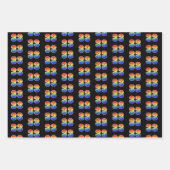 おもしろいカラフル, Rainbow Spectrum Pattern 33イベント# ラッピングペーパーシート (正面)