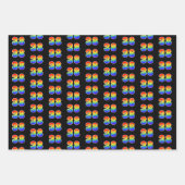 おもしろいカラフル, Rainbow Spectrum Pattern 38イベント# ラッピングペーパーシート (正面)