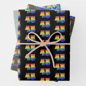 おもしろいカラフル, Rainbow Spectrum Pattern 45イベント# ラッピングペーパーシート (インサイチュ)