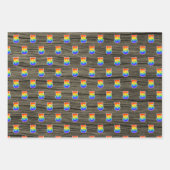 おもしろいカラフル, Rainbow Spectrum Pattern 5イベント番号 ラッピングペーパーシート (正面2)