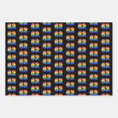 おもしろいカラフル, Rainbow Spectrum Pattern 62イベント# ラッピングペーパーシート (正面)