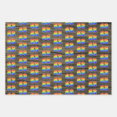 おもしろいカラフル, Rainbow Spectrum Pattern 63イベント番号 ラッピングペーパーシート (正面2)