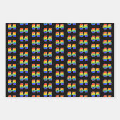 おもしろいカラフル, Rainbow Spectrum Pattern 64イベント# ラッピングペーパーシート (正面)