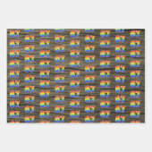 おもしろいカラフル, Rainbow Spectrum Pattern 67イベント# ラッピングペーパーシート (正面2)