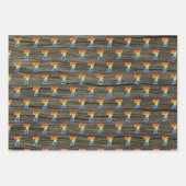 おもしろいカラフル, Rainbow Spectrum Pattern 7イベント番号 ラッピングペーパーシート (正面2)