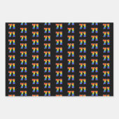 おもしろいカラフル, Rainbow Spectrum Pattern 71イベント番号 ラッピングペーパーシート (正面)