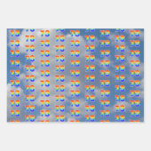 おもしろいカラフル, Rainbow Spectrum Pattern 73イベント# ラッピングペーパーシート (正面3)