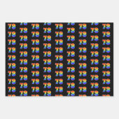 おもしろいカラフル, Rainbow Spectrum Pattern 73イベント# ラッピングペーパーシート (正面)