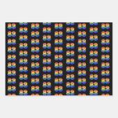 おもしろいカラフル, Rainbow Spectrum Pattern 83イベント# ラッピングペーパーシート (正面)