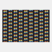 おもしろいカラフル, Rainbow Spectrum Pattern 84イベント# ラッピングペーパーシート (正面)