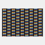 おもしろいカラフル, Rainbow Spectrum Pattern 86イベント# ラッピングペーパーシート (正面)