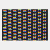 おもしろいカラフル, Rainbow Spectrum Pattern 95イベント# ラッピングペーパーシート (正面)