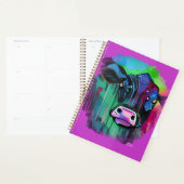 おもしろいカラフルAI牛プランナー プランナー手帳 (ディスプレー)