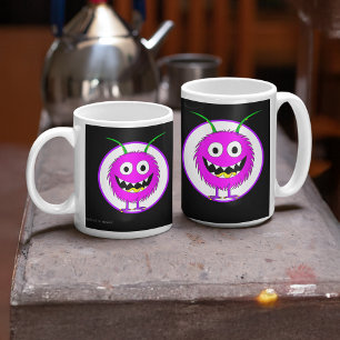 おもしろいカラフルCartoon Monster, Halloween コーヒーマグカップ