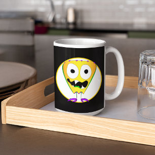 おもしろいカラフルCartoon Monster, Halloween コーヒーマグカップ
