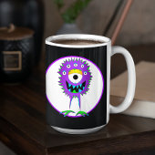 おもしろいカラフルCartoon Monster, Halloween コーヒーマグカップ