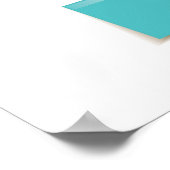 おもしろいカラフルPost-it Notesポスター ポスター (角)