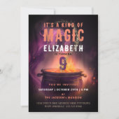 おもしろいカルドロンパープルウィッチクラフト魔女ナイトアウト 招待状 (正面)