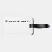 おもしろいカロリーオンバケーションスローガン ラゲッジタグ (裏面横)