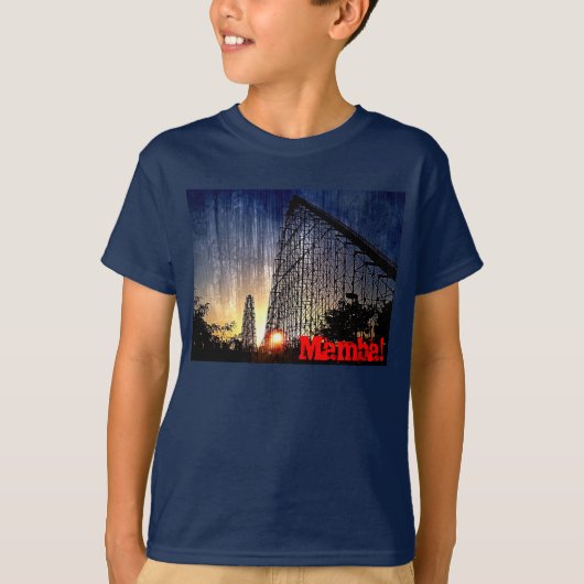 おもしろいカンザスシティのマンバのジェットコースターの世界 Tシャツ (正面)