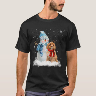 おもしろいカヴォードルクリスマス雪だるまクリスマスパジャマ Tシャツ