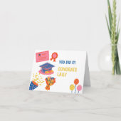 おもしろいカードの挨拶 サンキューカード (正面)