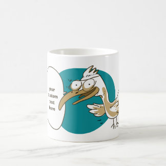 おもしろいカ話モメ コーヒーマグカップ