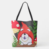 おもしろいガイ選び格言選択スタイル トートバッグ (裏面)