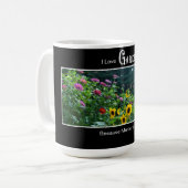 おもしろいガーデニングことわざフローラガーデンデイジーコスモス コーヒーマグカップ (正面左)