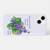 おもしろいガーデニング引用文一部の雑草感動的 iPhoneケース (裏面横)