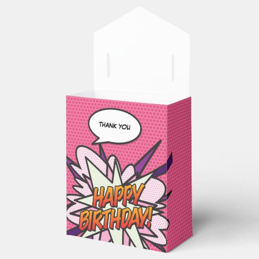 おもしろいガーリーピモダンンク漫画ブック任意の年齢誕生日 フェイバーボックス (オープン)